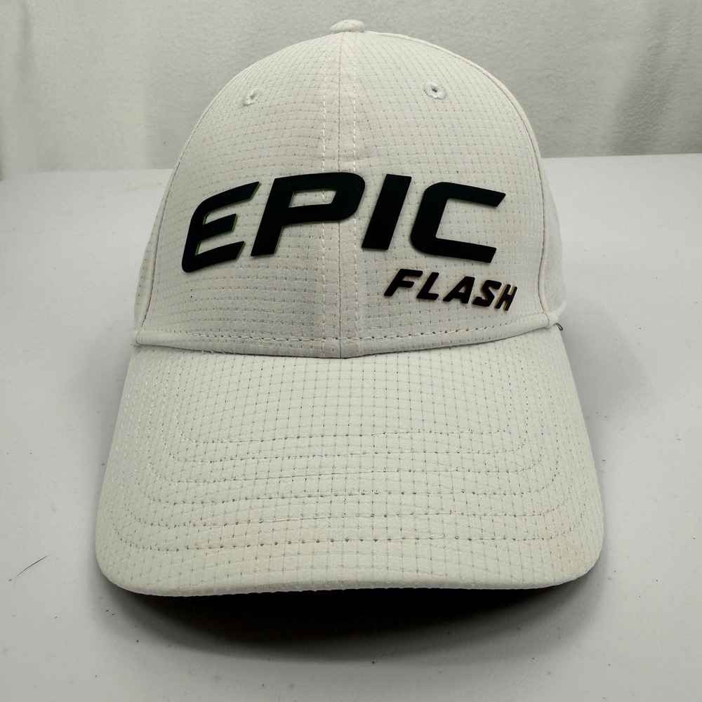 Callaway Epic Flash Golf Hat Mens OSFA White Adjustable‎ Performance Mesh Cap